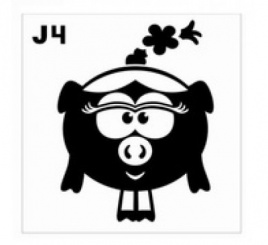 Трафарет j4