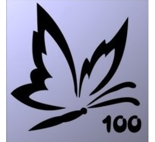 Трафарет 100 фото 1
