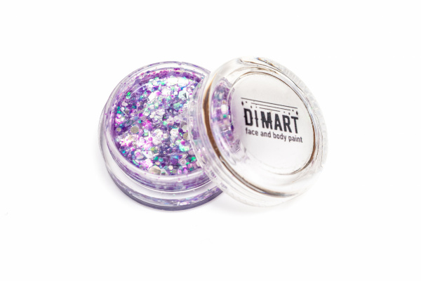 Крем-блёстки DIMART 10гр. "Фиалка" фото 1