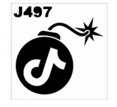 Трафарет j497 фото 1